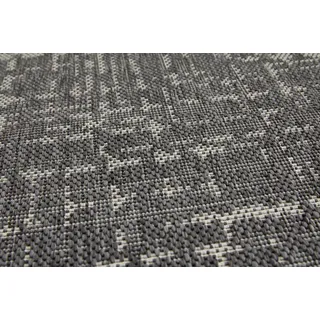 Andiamo Oakland Outdoor-Teppich 160 x 230 cm Anthrazit-Creme