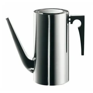 Stelton Arne Jacobsen Kaffeekanne 1,5 l. Edelstahl, Silber, 27 x 25 x 16 cm