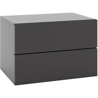 Costway Nachttisch Hängend 42 x 30 x 28 cm Grau