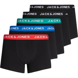 JACK & JONES Male Boxershorts 5er-Pack Herrenunterwäsche in Größe XS–XXL