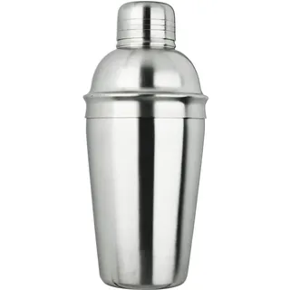 Cocktail Shaker, Edelstahl, dreiteilig, matt - 500ml