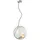 1-flg Ø 40 cm rund Chrom/Klar