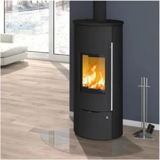 Olsberg Tolima Aqua II Compact Wasserführender Kaminofen Stahl Schwarz | Keramik