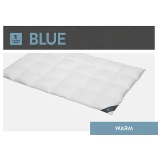 SPESSARTTRAUM Daunendecke Blue warm 60% Daunen, 40% Federn 155x200 cm