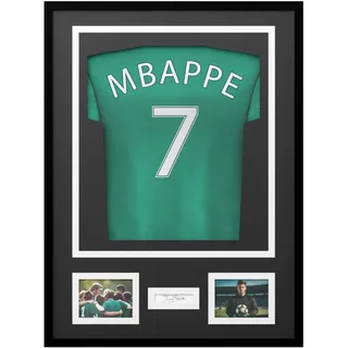 Avalo Trikotrahmen Aluminium - Objektrahmen für Fußballtrikot - 3D Box Frame - 60x80 CM - Schwarz - Deep Frame - Trikot Einrahmung in Bilderrahmen
