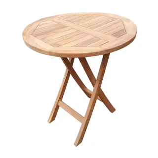 Tisch Woodie 70 cm rund Teak