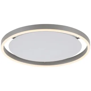 just light. Ritus 1 LED rund 39 cm Aluminium grau