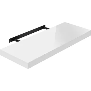 Woltu Wandregal 70 x 22,9 x 3,8 cm Weiß