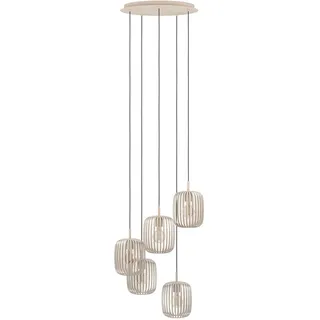 EGLO Romazzina 5-flg. Ø 50 cm rund sandfarben