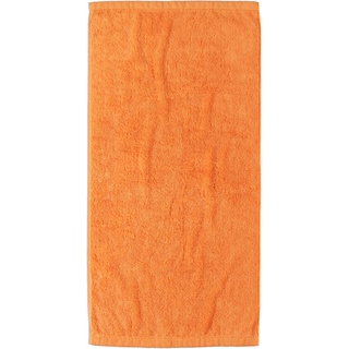 CaWö Handtuch Lifestyle 50 x 100 cm Baumwolle Orange Mandarine