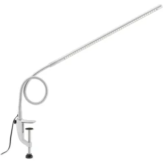 da LIGHT LED Schreibtischlampe, Schwenkarm Leselampe 300lm 3.5w 6400k Klemmleuchte 48 Leds Arbeitsleuchte Augenschutz Metall Tischlampe Schwenkbare Schreibtisch Architektenlampe für Lesen Büro Malen