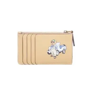 Polo Ralph Lauren Portemonnaie - Pply Zip C-Card Case-Small - Gr. unisize - in Braun - für Damen