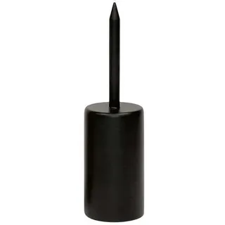 Wiedemann Kerzen Kerzenstecker Metall für Stabkerzen 35mm Schwarz 130 x Ø 37mm
