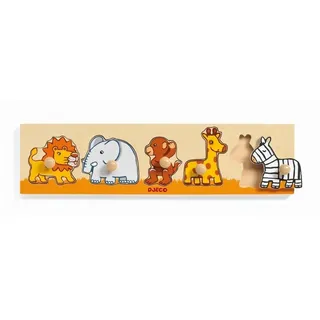 DJECO Puzzle DJ01111 Holzpuzzle: Sava'n'co, Puzzleteile
