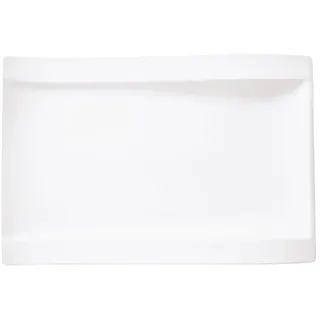 Villeroy & Boch New Wave Gourmetteller 37 x 25 cm Weiß 4er Set