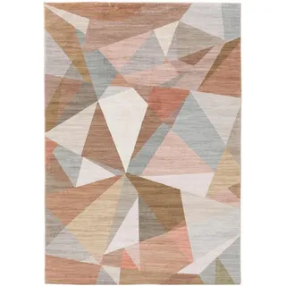 benuta pop Teppich, Mehrfarbig, Textil, Abstrakt, Rechteckig, 200x300 cm, Gots, wasserabweisend, Teppiche & Böden, Teppiche