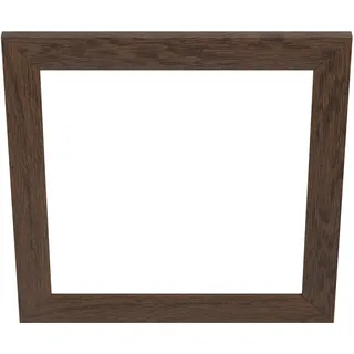 EGLO Deko-Rahmen aus Holz, Zubehör für LED Panel Salobrena 45 x 45 cm | quadratischer Holz-Rahmen in Dunkel-Braun