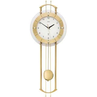 AMS F5257 Funk Pendeluhr, Holz, Mehrfarbig, 73 x 31 x 18 cm