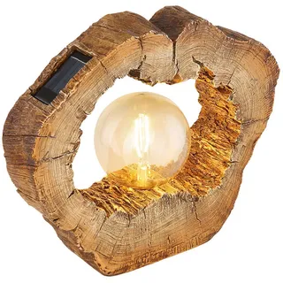 GLOBO LED Solarleuchte braun 36516