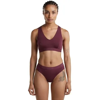 Icebreaker Cool-lite Sprite Racerback Sport-bh Dk Berry XL