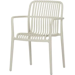 VCM Iben Gartenstuhl 56 x 58 x 83 cm beige stapelbar