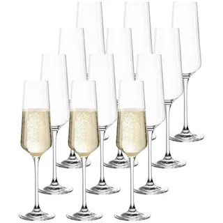 LEONARDO Puccini Sektgläser 12er Set transparent