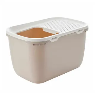 Nobby Katzentoilette Hop In Giant 74 x 49,7 x 43 cm Mocca/Weiß
