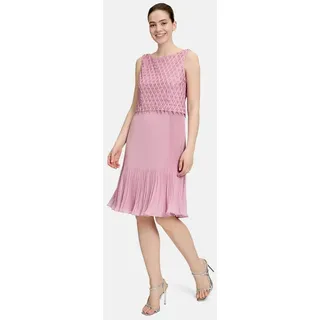 Vera Mont Cocktailkleid Plissee Rosa 36
