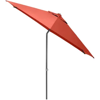 Kettler Marktschirm Ø 270 cm Anthrazit-Terracotta mit Knickfunktion