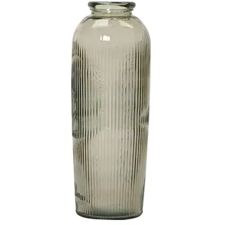 Bodenvase   , braun , Glas , Maße (cm): H: 70  Ø: 30
