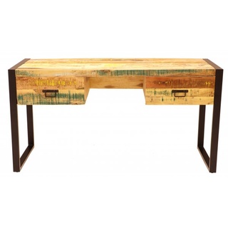Schreibtisch Retro 160x76x70 aus recyceltem Mangoholz