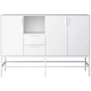 VCM Ravn Sideboard 160 x 111 x 42 cm Weiß