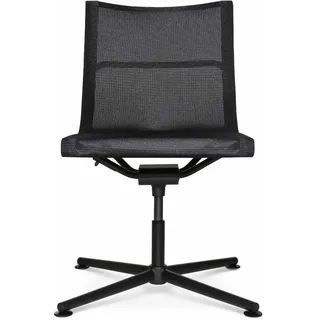 Wagner d1 Office Besucherstuhl ohne Armlehne, schwarz
