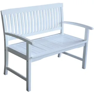 Primaster Borkum 2-Sitzer 120 x 60 x 90 cm Weiß