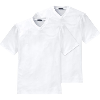 Schiesser, Herren, Shirt, 2er Pack American Unterhemd / Shirt Kurzarm, Weiss, (L)