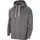 20 Fleece Kapuzenjacke charcoal heathr/white/white M