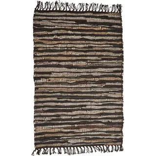Marrakesch Orient & Mediterran Interior Dakar Teppichläufer 90 x 1 cm Braun/Schwarz/Dunkelbraun/Beige