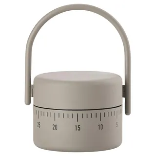 ZONE Denmark Singles Küchenwecker Kurzzeitmesser Metall Taupe