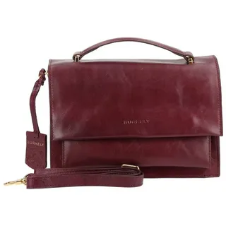 Burkely Umhängetasche Taschen Leder . rot