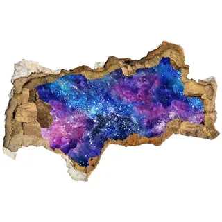 Wandtattoo WALL-ART "Nebula Sticker 3D Weltall Sterne" Wandtattoos Gr. B/H/T: 120 cm x 75 cm x 0,1 cm, Nebula Sticker 3D Weltall Sterne, bunt (mehrfarbig) Wandtattoos Wandsticker selbstklebend, entfernbar