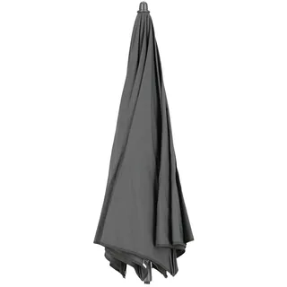Sonnenschirm Ravenna Polyacryl, modern mit Knickelement, Edition Grau, Metallgestell, Outdoor