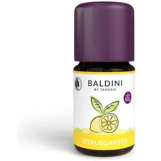 Baldini Duftkomposition Zitrusgarten® 5 ml – 100 % naturreine Ätherische Öle (Zitrone, Grapefruit, Orange), sommerlich-frisch & stimmungsaufhellend