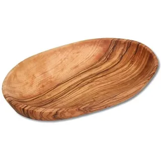 Snackschale Dipp Schale oval Olivenholz ca. 18 x 11 cm