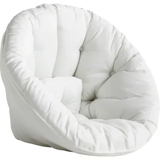 Karup Relaxsessel Nido outTM Schaumstoff 85 x 75 x 90 cm Weiß mit Hocker