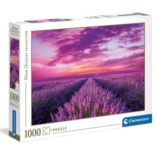 Clementoni 98450 - Puzzle - Lavendel Feld (1000 Teile) Puzzel Landschaft