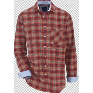 Flanellhemd FLOREVERTI Babista rot- 39/40