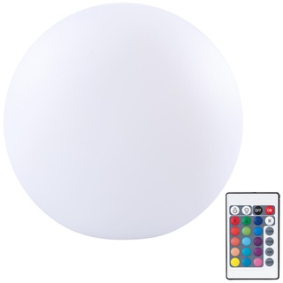 Kabellose Akku-Leuchtkugel für innen und außen, Ø30 cm, IP54, RGBW-LED