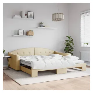 vidaXL Tagesbett 100 x 200 cm Creme
