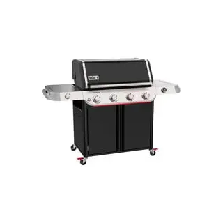 Gasgrill Genesis E-435W - schwarz/edelstahl, 21,1 kW, mit Sear Zone und Seitenkocher, Modell 2026