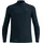 Turtle Neck Zip Langarmshirt blau XXL